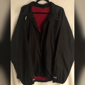 VINTAGE** Starter Black and Red Windbreaker